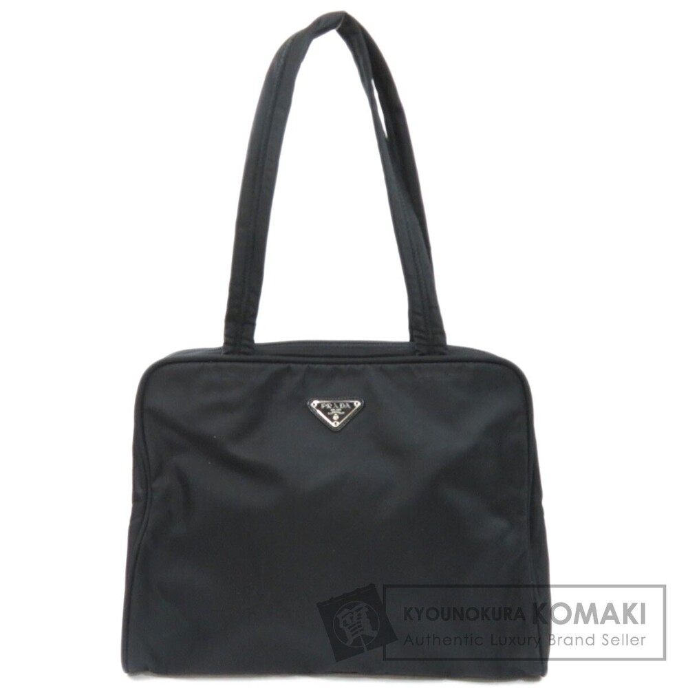 Prada logo tote bag Black
